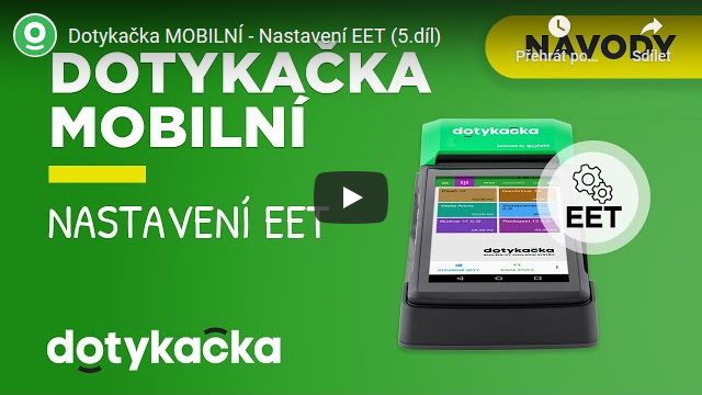 Dotypos MOBILE – EET settings (5th part) | Dotypos MOBILE – EET settings (5th part)