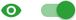 Green eye, toggle on Green eye, toggle on