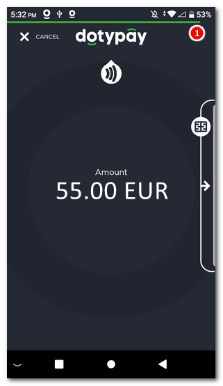 DOTYPAY – pre-auth amount card